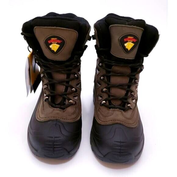 New Herman Survivors Brut 5 Grey Durable Men's Comfort Footwear Lace Up Size 8 - Picture 4 of 7